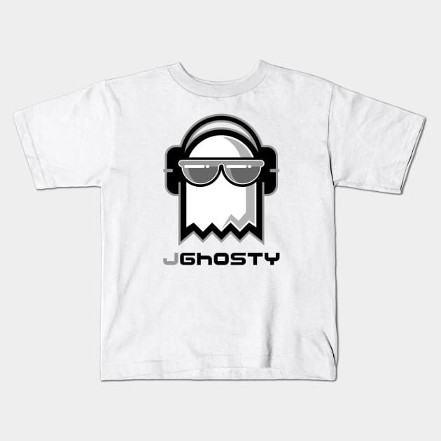 JGhosty Grey Kids T-Shirt by JGhosty